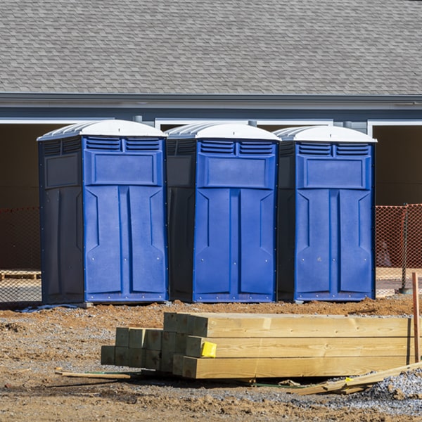 how do i determine the correct number of porta potties necessary for my event in Gibsonville